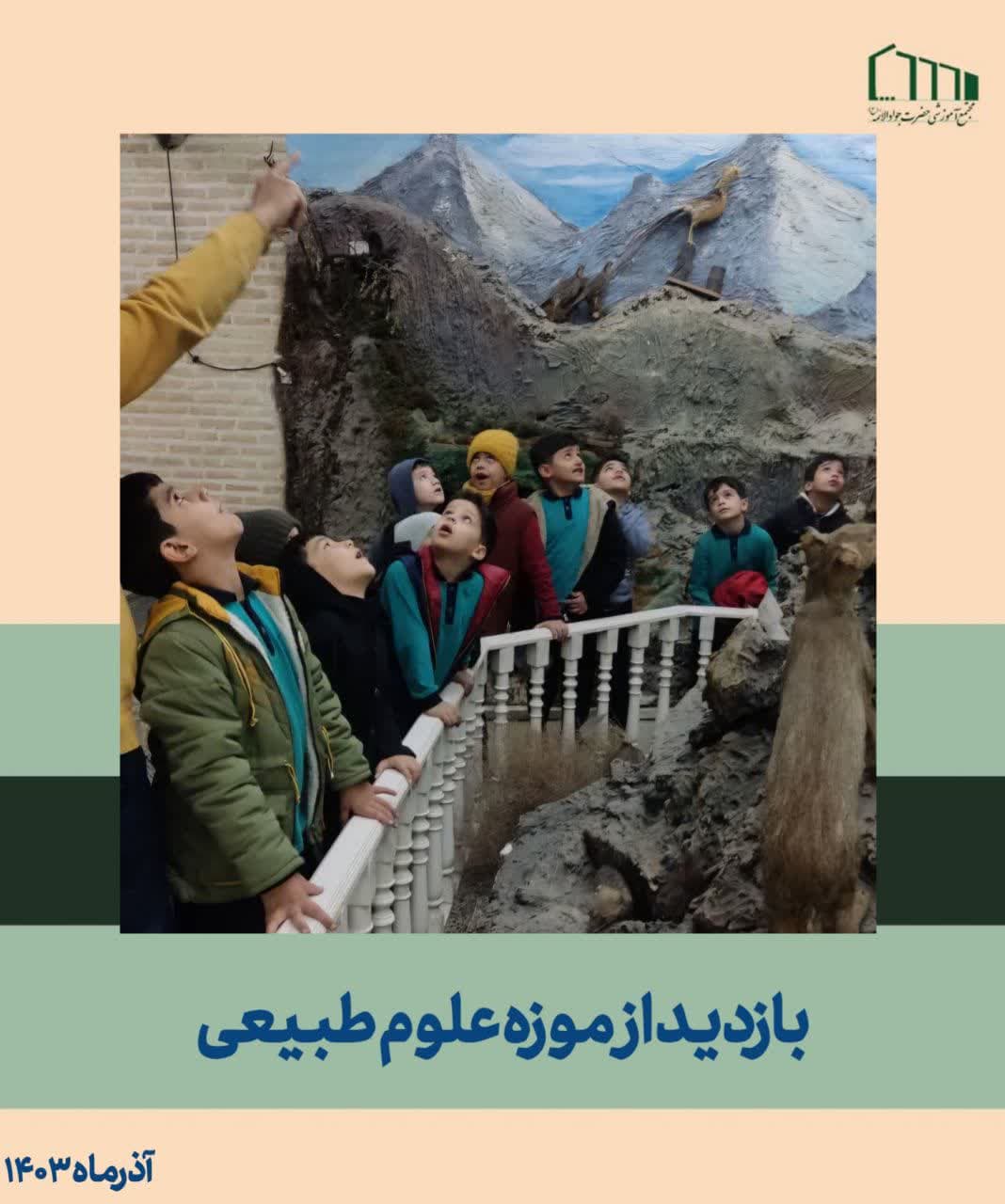 بازدید از موزه ی علوم طبیعی