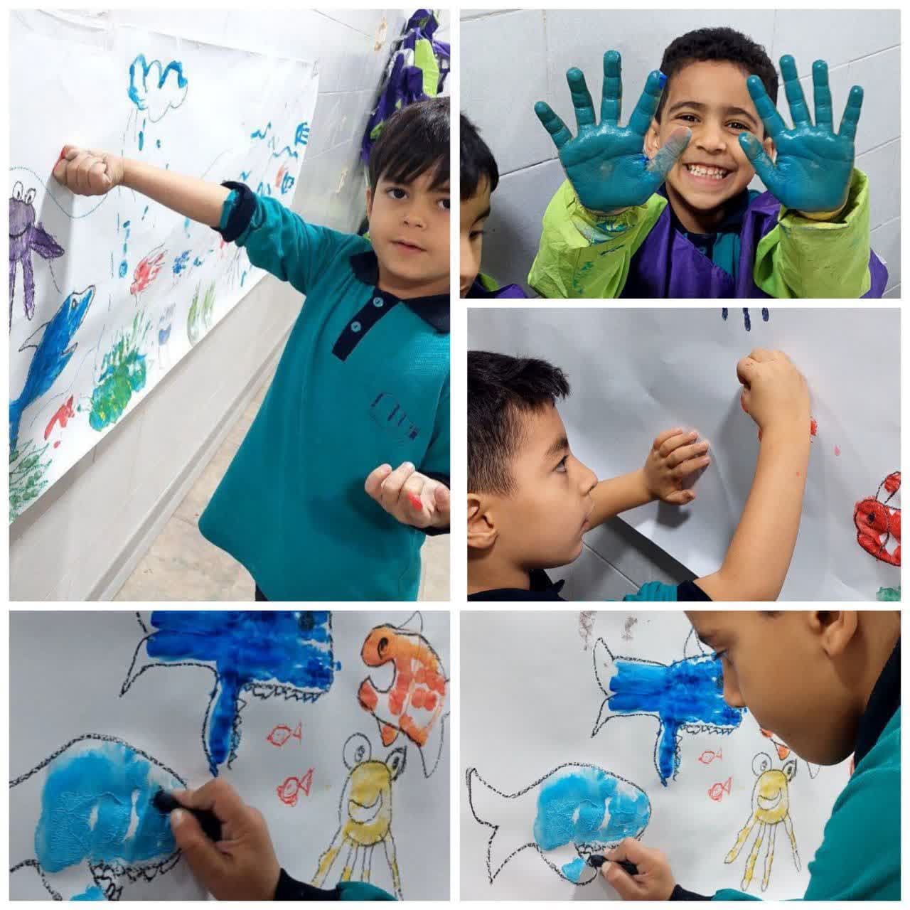 دستانی که شنا می کنند