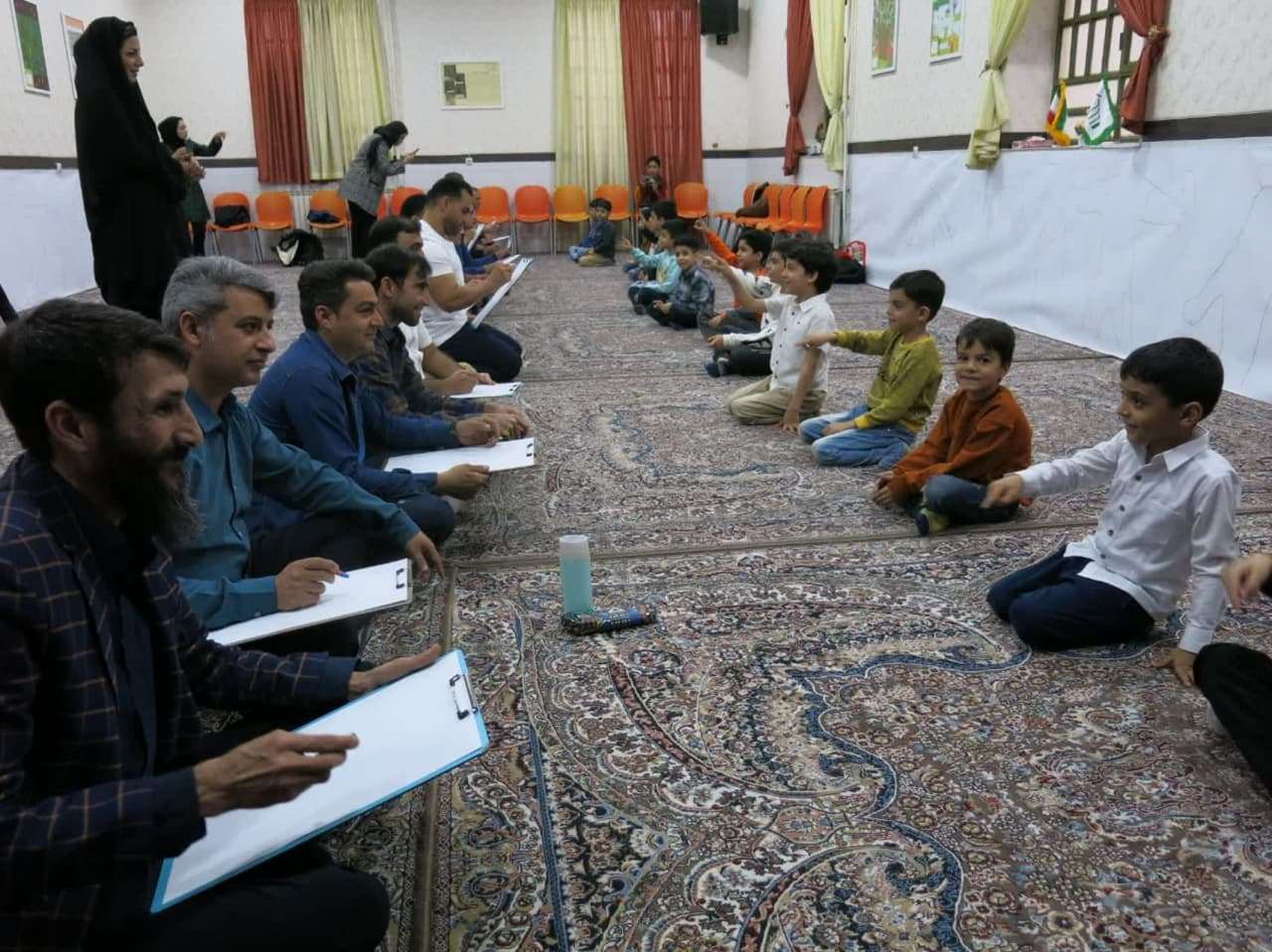 روز چهارم کارگاه من و بابام