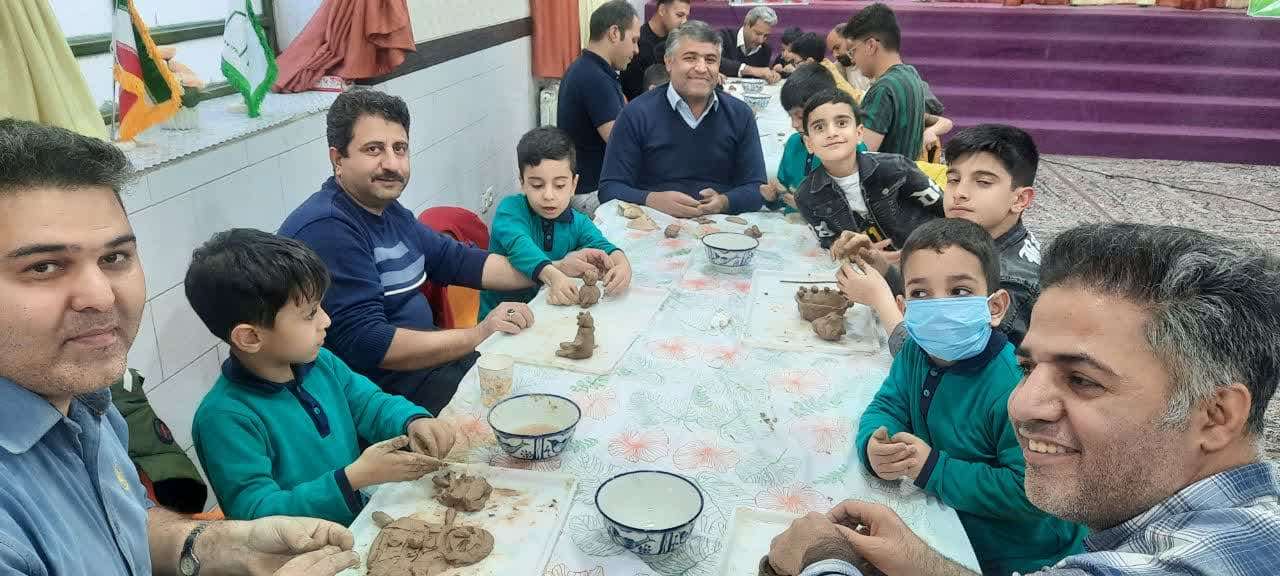 روز پنجم کارگاه من و بابام