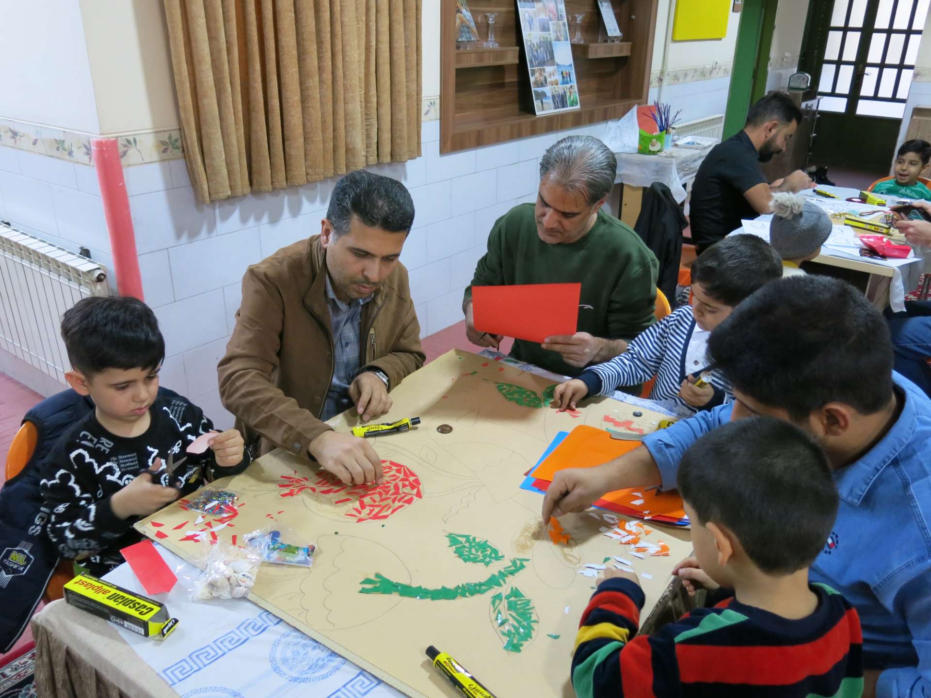 روز ششم کارگاه من و بابام